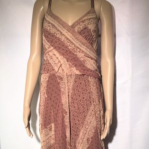 Bandolino Brown Casual Summer Dress SZ 14